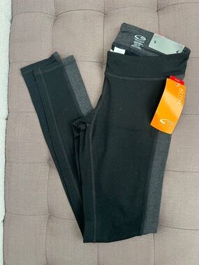 C9 NWT Black & Gray Duo Dry Active Leggings ~ XS
